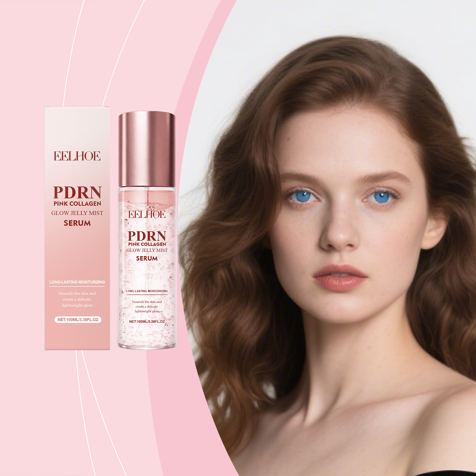 Essence Serum Toner - رذاذ الكولاجين للوجه لتنعيم وتفتيح البشرة،