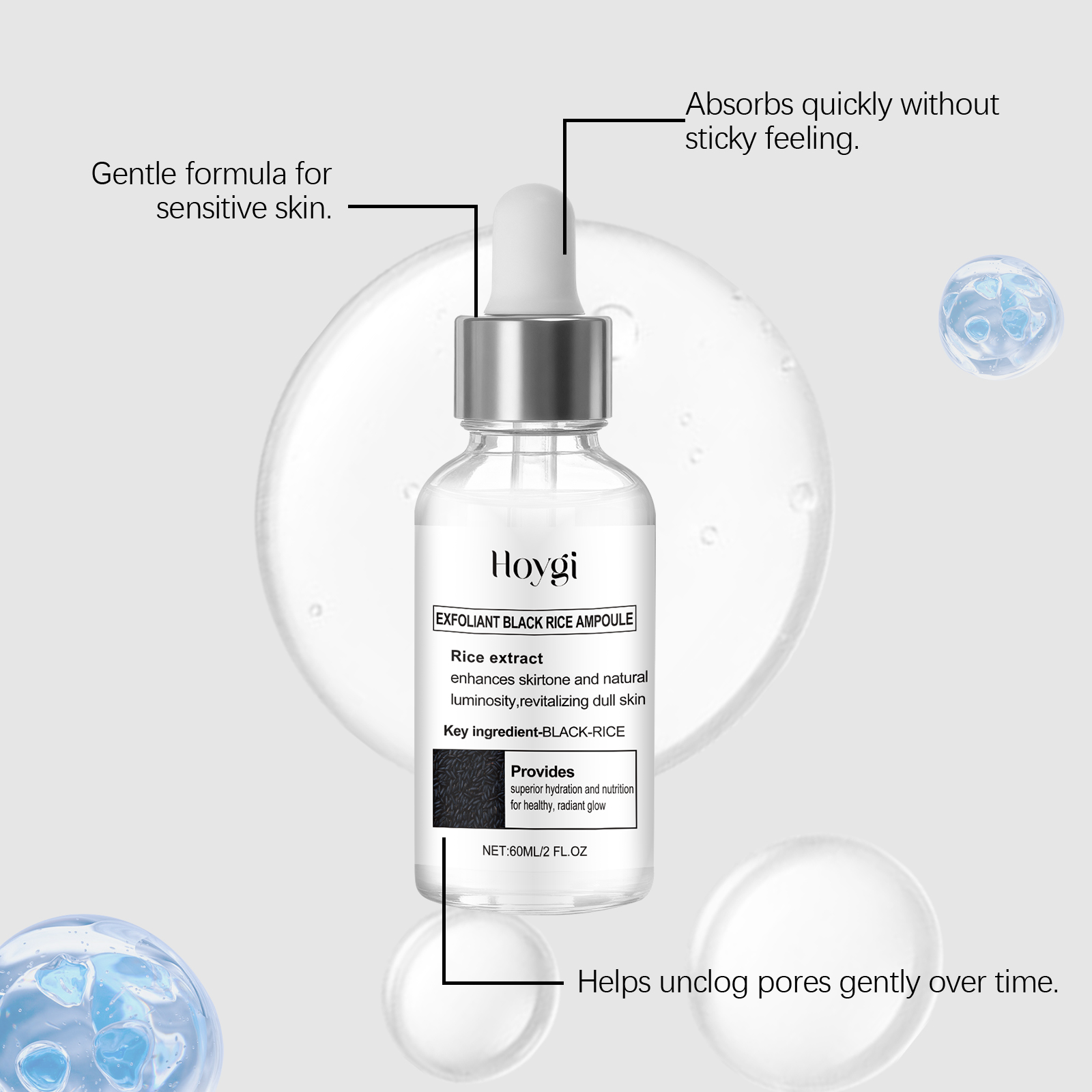 توهج الأرز أمبولة الأرز الأبيض - مراجعة Essence Serum Toner وسعره