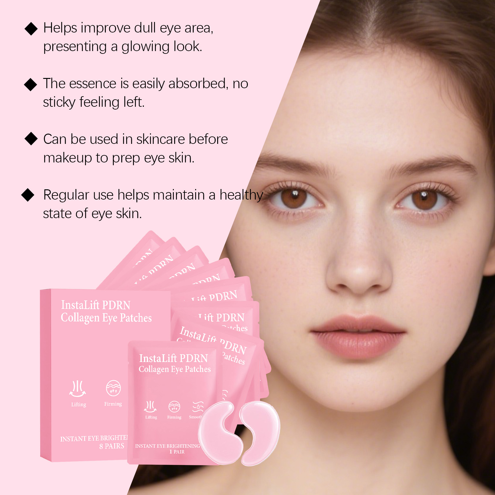 Instalift PDRN الكولاجين لصقات - مراجعة Sheet Mask Collagen وسعره